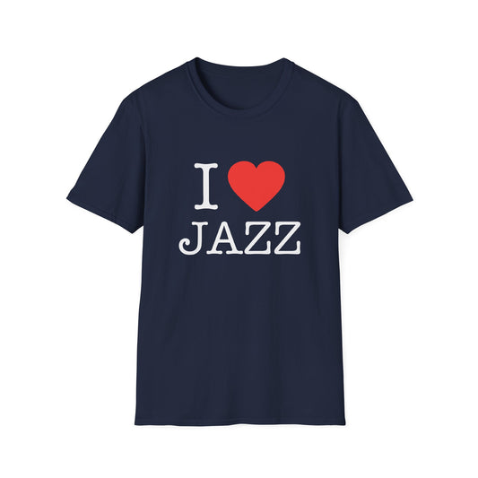 I Love Jazz T Shirt (L) - DEADSTOCK - NUR NOCH 1 STÜCK - 50 % RABATT