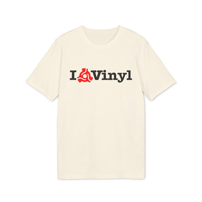 I Love Vinyl Bio-T-Shirt (Premium Qualität)