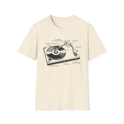 Vinyl Record Player Turntable T Shirt