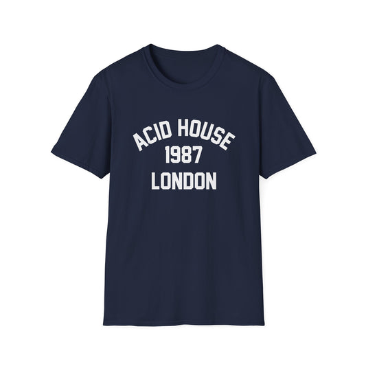 London 1987 Acid House T Shirt (M) - DEADSTOCK - NUR NOCH 1 STÜCK - 50 % RABATT