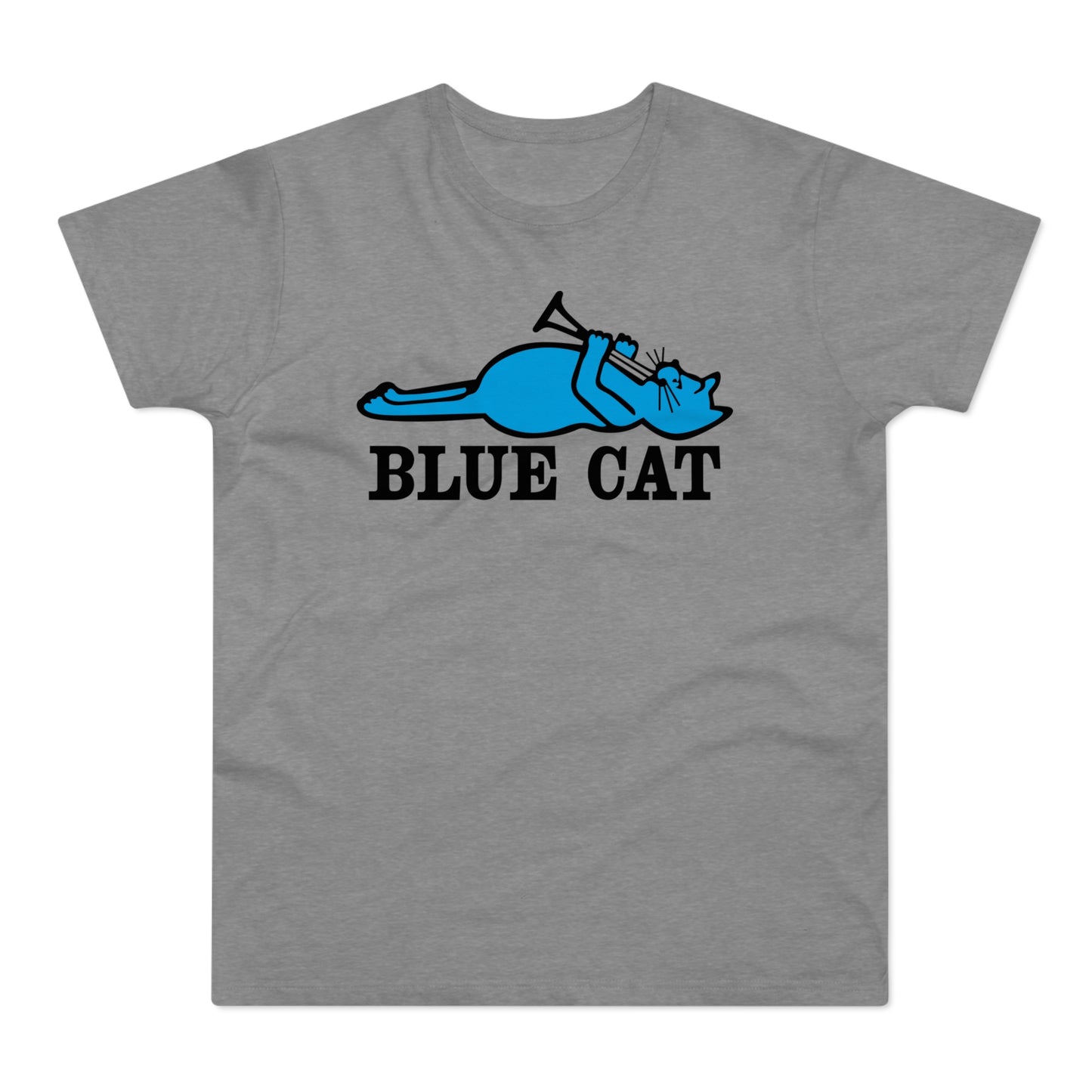 Blue Cat Records T Shirt (Standardgewicht)