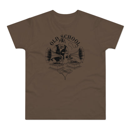 Old School DJ T Shirt (Standardgewicht)
