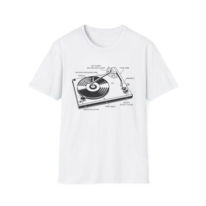 Vinyl Record Player Turntable T Shirt