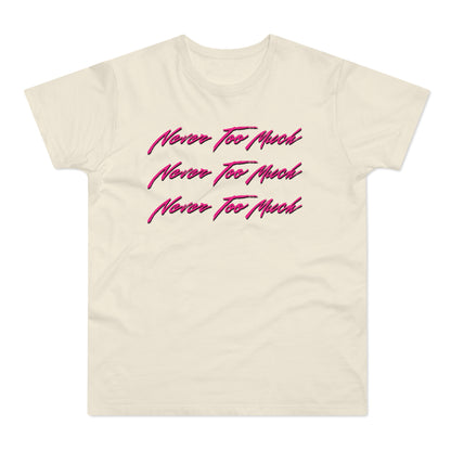 Never Too Much Luther Vandross T Shirt (Standardgewicht)