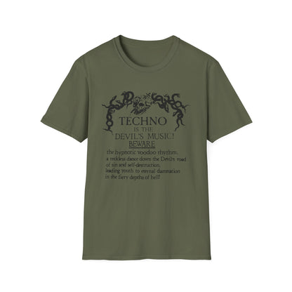 Techno is The Devil's Music T Shirt