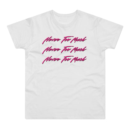 Never Too Much Luther Vandross T Shirt (Standardgewicht)
