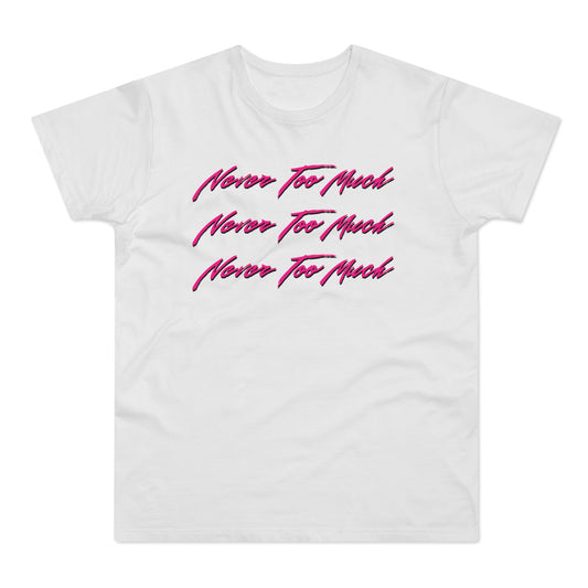 Never Too Much Luther Vandross T Shirt (Standardgewicht)
