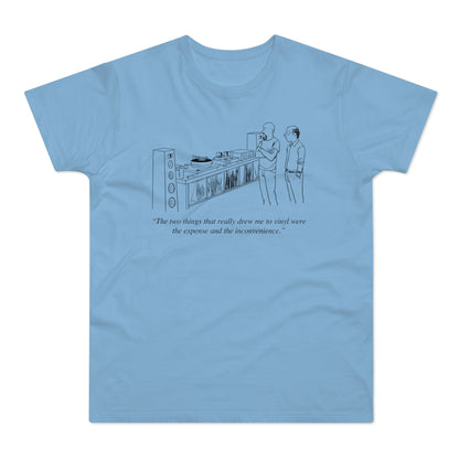 Vinyl Inconvenience T Shirt (Standardgewicht)