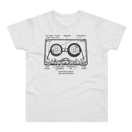 How It Works: Cassette Tape T Shirt (Standardgewicht)