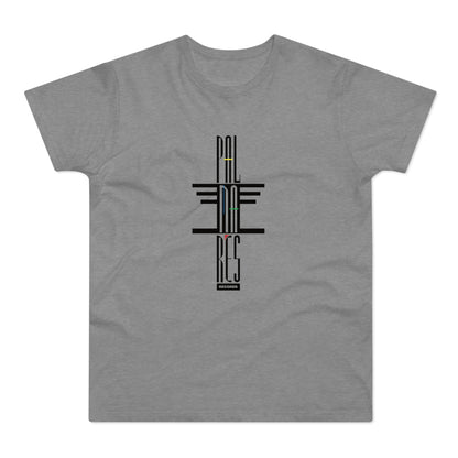 Grey t-shirt with black "PAL" logo and "RECS RECORDS" text.