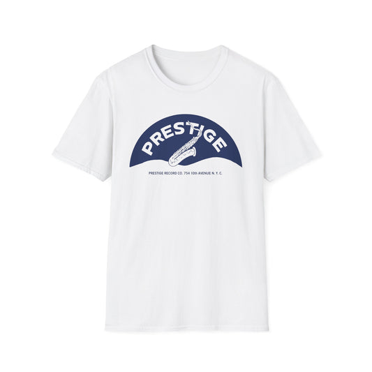 Prestige Records T Shirt - Leichtes Saxophone Design