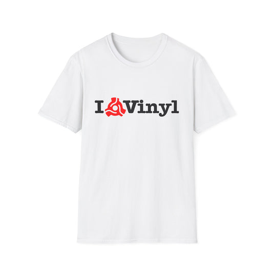 I Love Vinyl T Shirt (2XL) - DEADSTOCK - NUR NOCH 1 STÜCK - 50 % RABATT