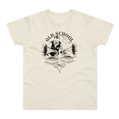 Old School DJ T Shirt (Standardgewicht)