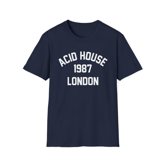 London 1987 Acid House T Shirt (S) - DEADSTOCK - NUR NOCH 1 STÜCK - 50 % RABATT