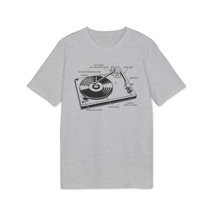 Vinyl Record Player Turntable Bio-T-Shirt (Premium Qualität)