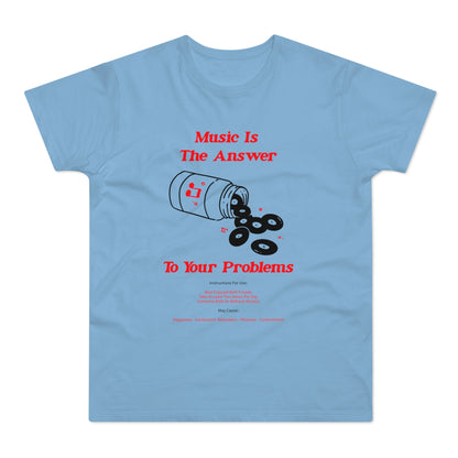 Music Is The Answer T Shirt (Standardgewicht)