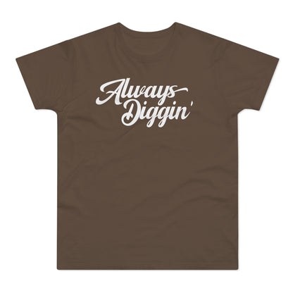 Always Digging The Crates T Shirt (Standardgewicht)