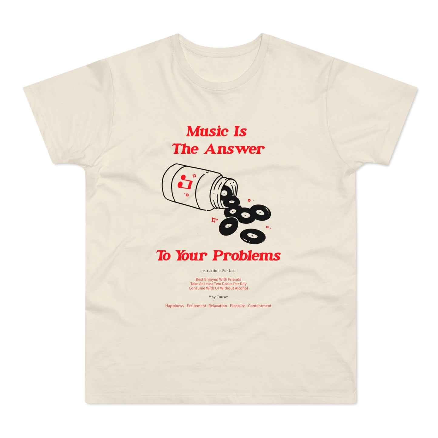 Music Is The Answer T Shirt (Standardgewicht)