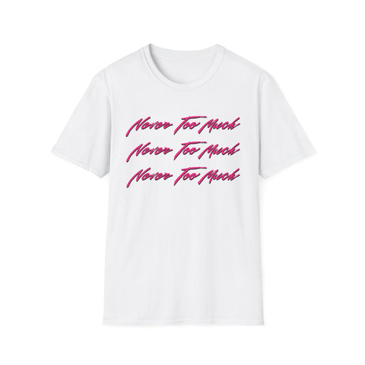 Never Too Much Luther Vandross T Shirt