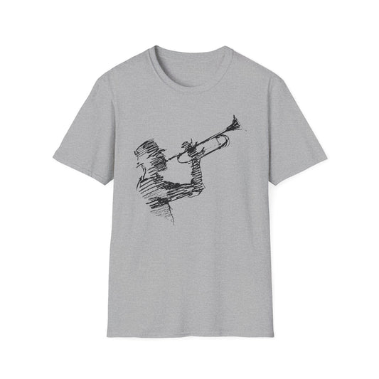 Jazz Trumpet Guy T Shirt (L) - DEADSTOCK - NUR NOCH 1 STÜCK - 50 % RABATT