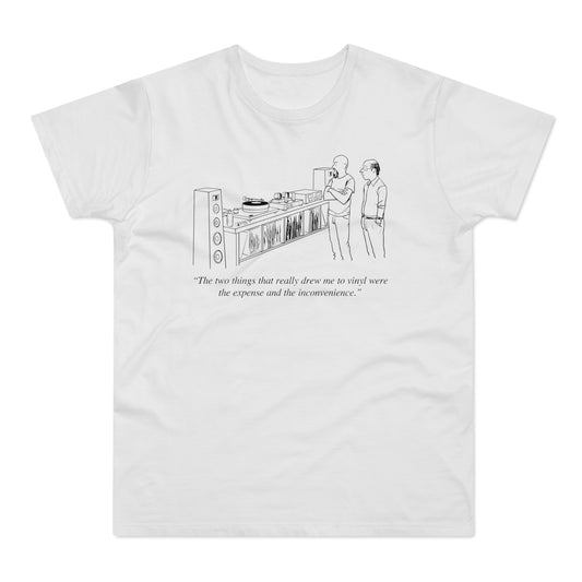 Vinyl Inconvenience T Shirt (Standardgewicht)