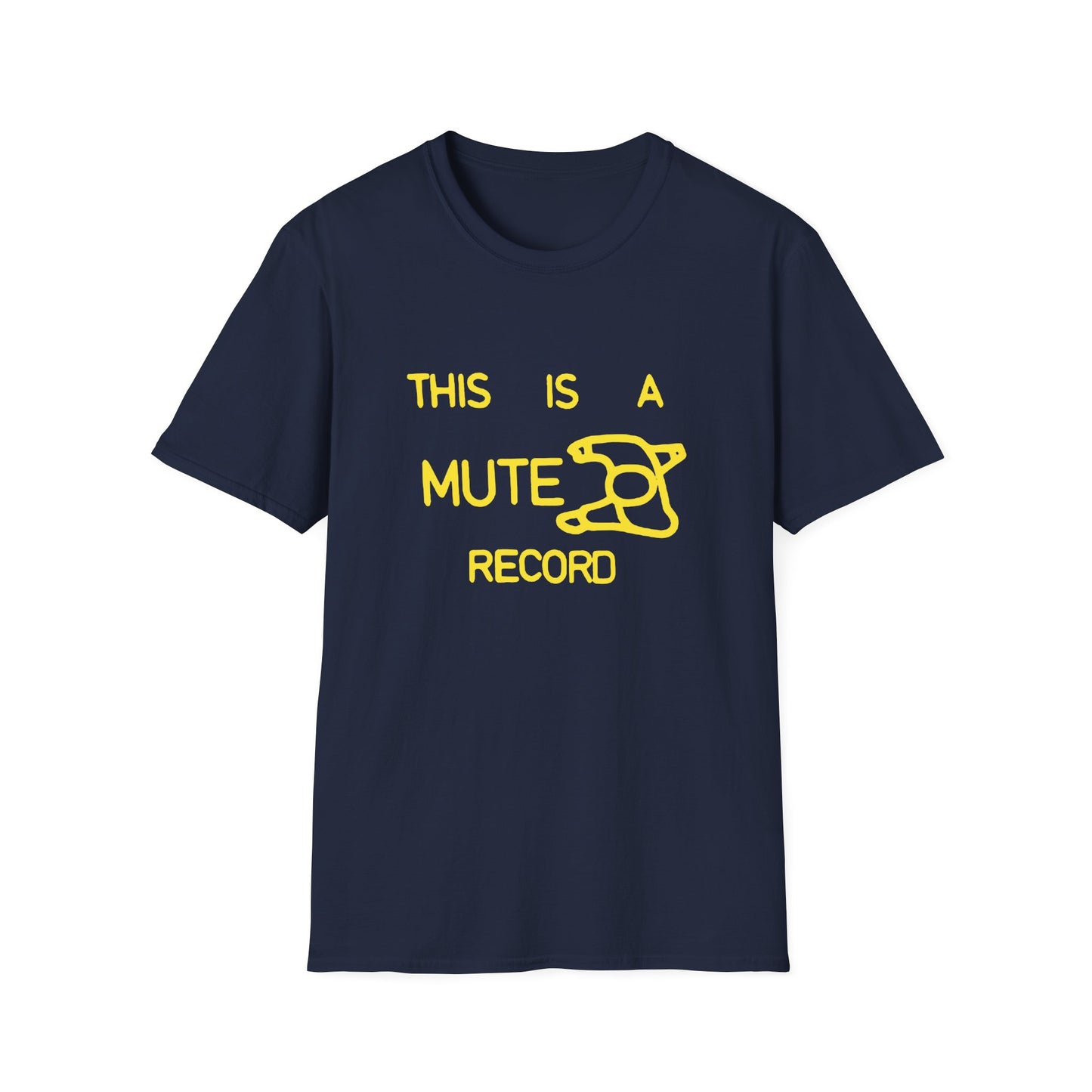 This Is A Mute Record T Shirt (XL) - DEADSTOCK - NUR NOCH 1 STÜCK - 50 % RABATT