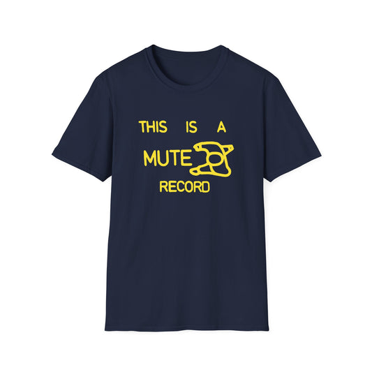 This Is A Mute Record T Shirt (L) - DEADSTOCK - NUR NOCH 1 STÜCK - 50 % RABATT