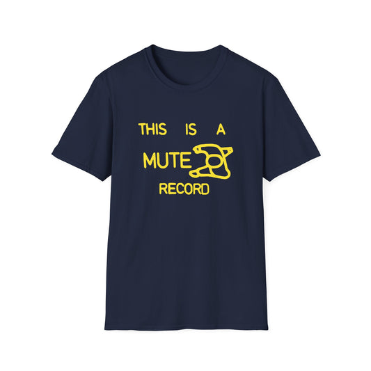 This Is A Mute Record T Shirt (2XL) - DEADSTOCK - NUR NOCH 1 STÜCK - 50 % RABATT