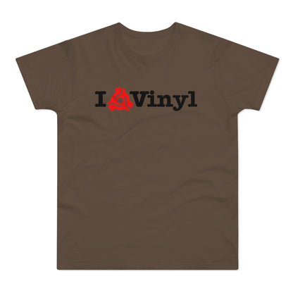 I Love Vinyl T Shirt (Standardgewicht)