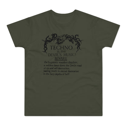 Techno is The Devil's Music T Shirt (Standardgewicht)