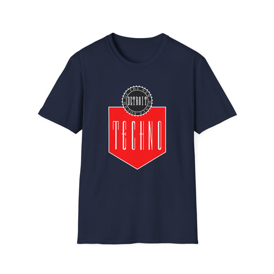 Detroit Sound Of Techno T Shirt (2XL) - DEADSTOCK - NUR NOCH 1 STÜCK - 50 % RABATT