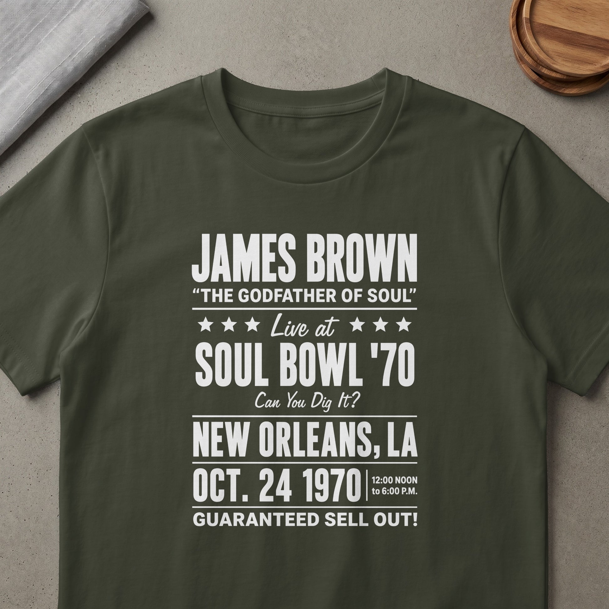 James Brown "The Godfather of Soul" Live at Soul Bowl '70 New Orleans Oct. 24 1970