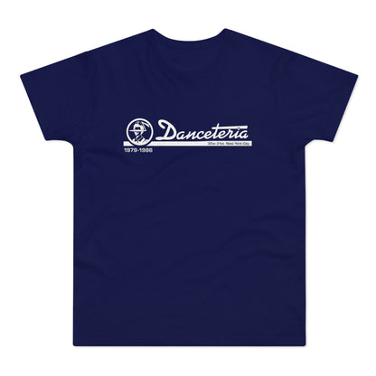 Navy t-shirt with white