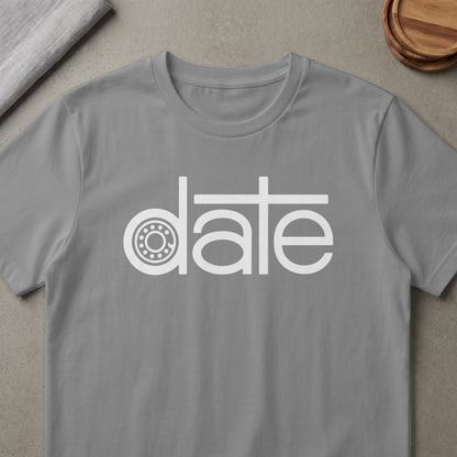 Grey t-shirt with white