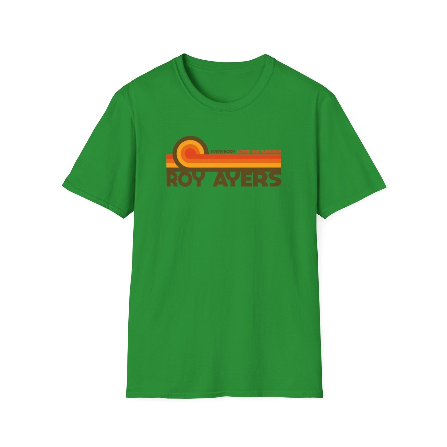 Green t-shirt with "Roy