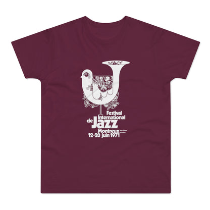 Festival International de Jazz Montreux June 12-20 1971 poster design.