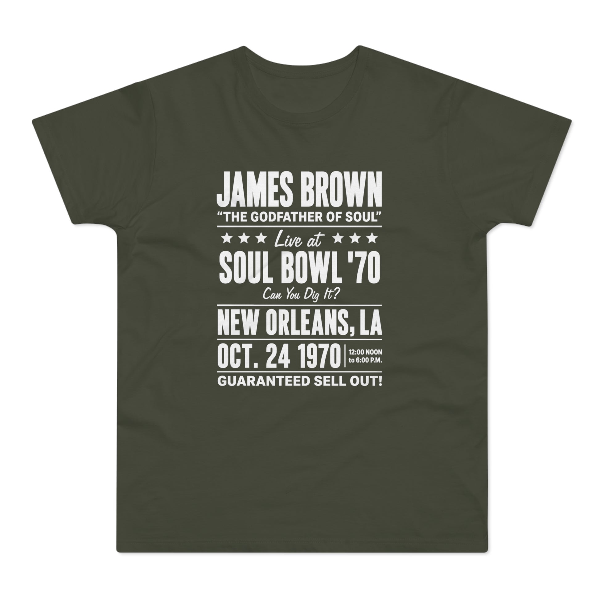 James Brown "The Godfather of Soul" Live at Soul Bowl '70, New Orleans, LA, Oct. 24, 1970